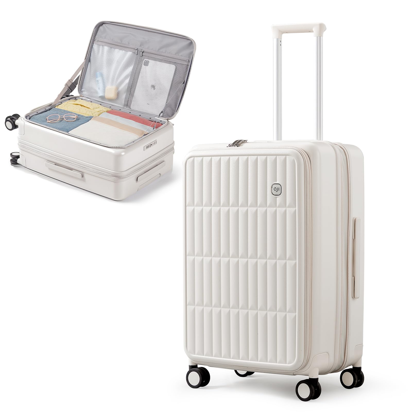 Amazon | [aji] アジエッグロールラゲッジ。, ココナッツ